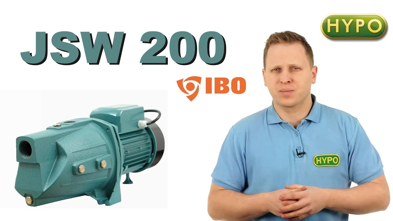 Pompa ssąca JSW200 230V IBO Dambat - prezentacja sklephypo.pl