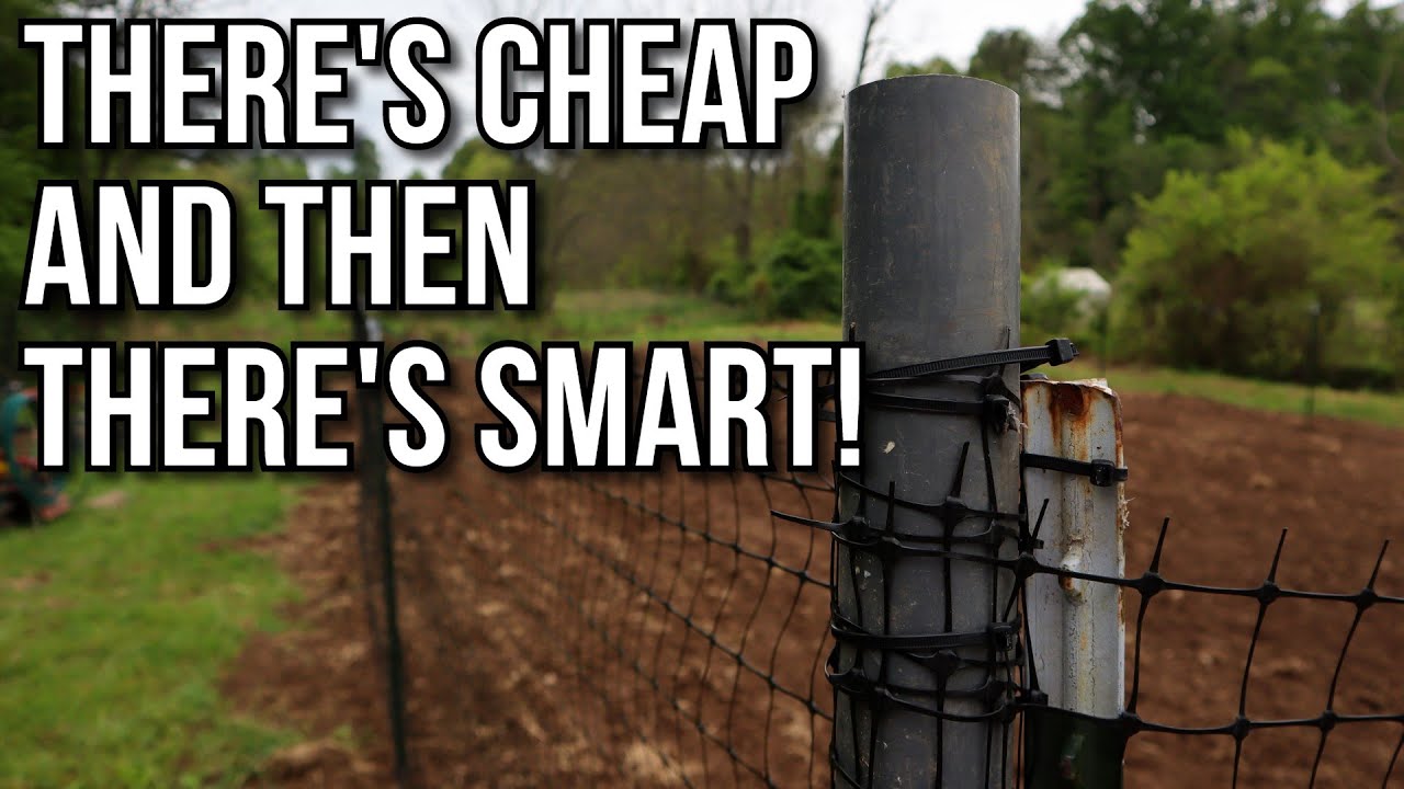 Building a ZIP TIE Deer Fence?!  Garden Plot 2020