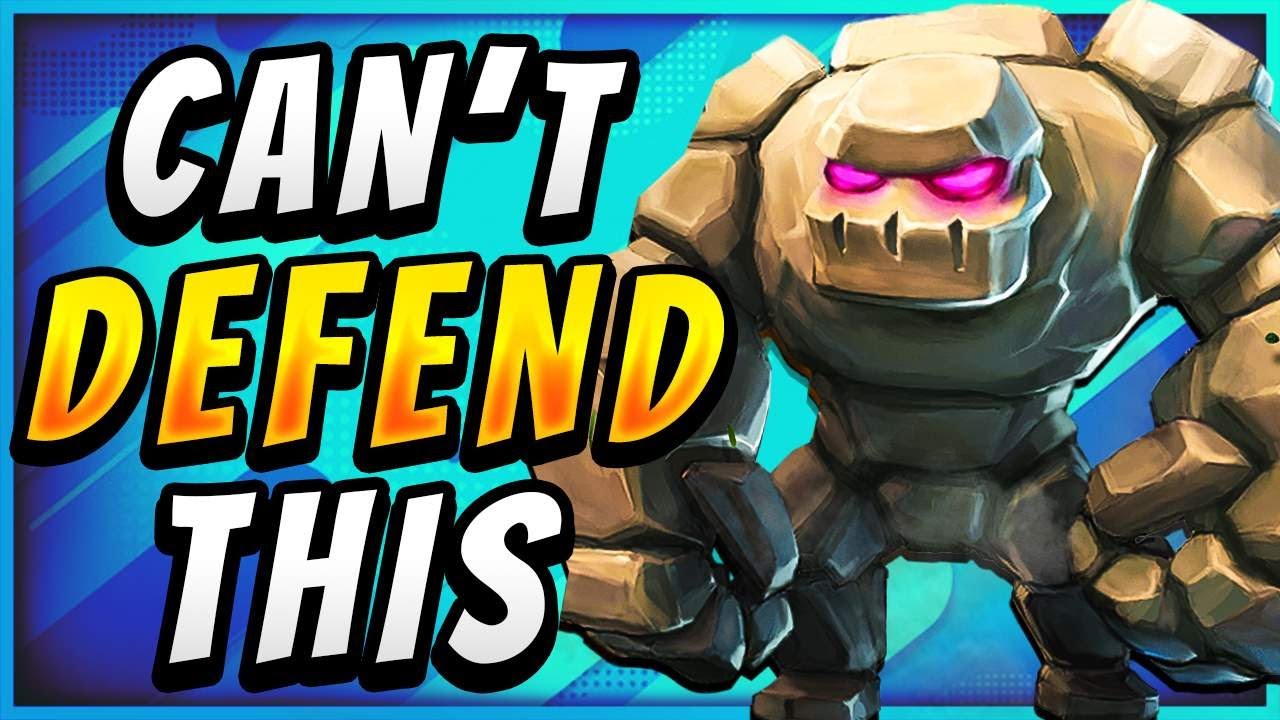 3 CROWN in 50 SECONDS! GOLEM CLONE GOT A MASSIVE BUFF — Clash Royale
