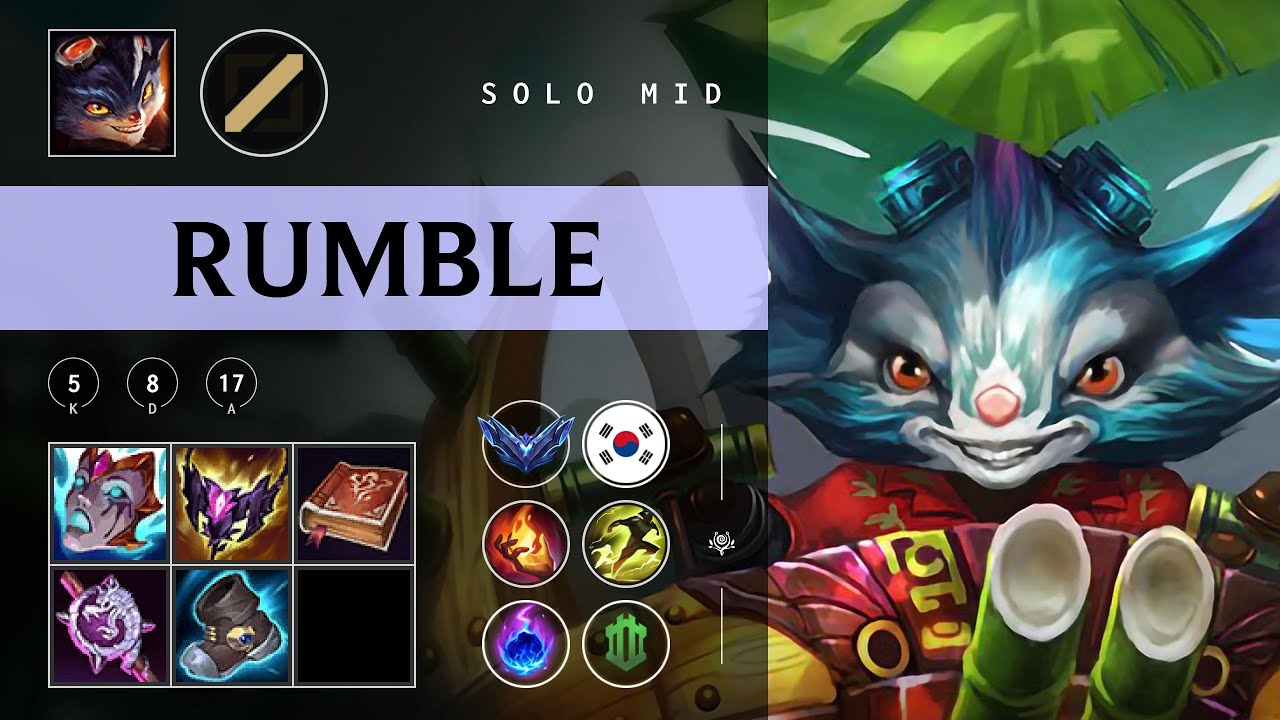 Rumble Mid vs Aurora - KR Diamond Patch 25.24