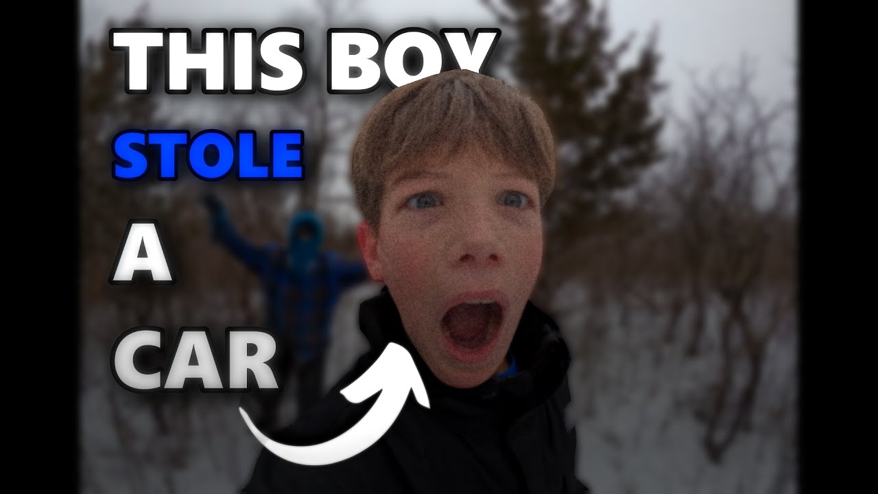 BOY STEALS EXPENSIVE CAR