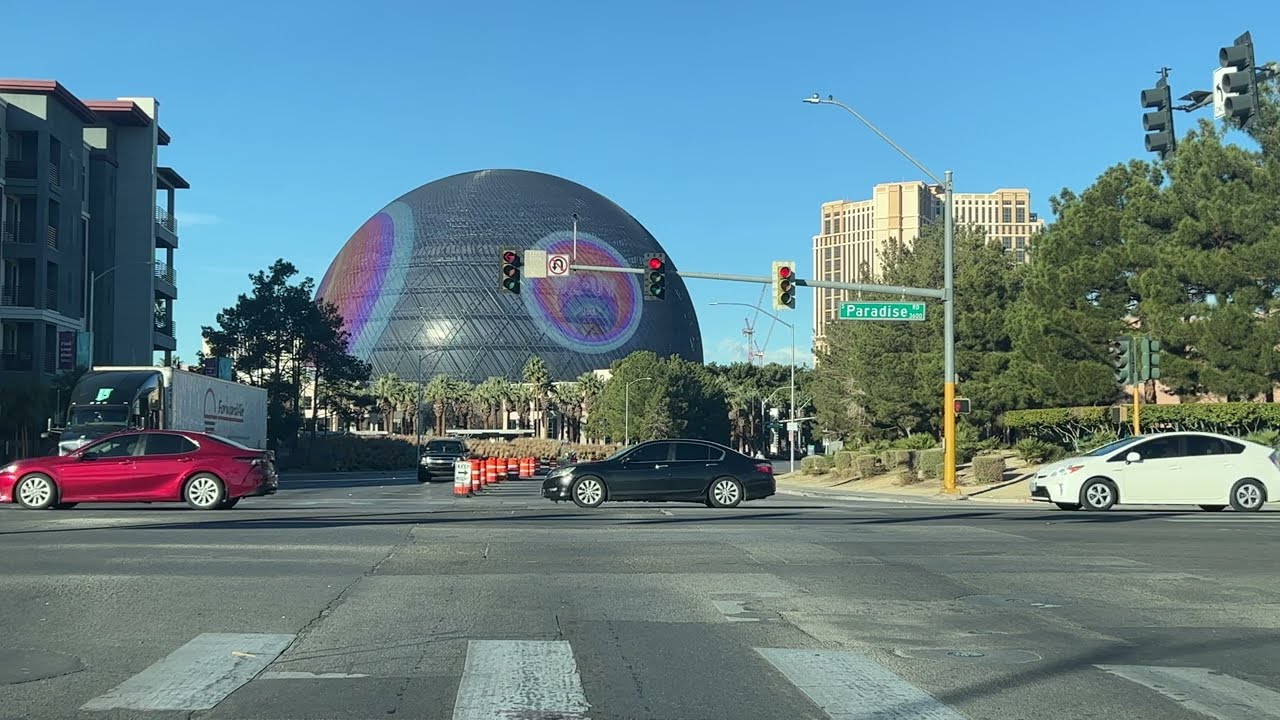 Las Vegas, Nevada - USA/Twain Ave. & Spring Mountain Rd. Driving Tour