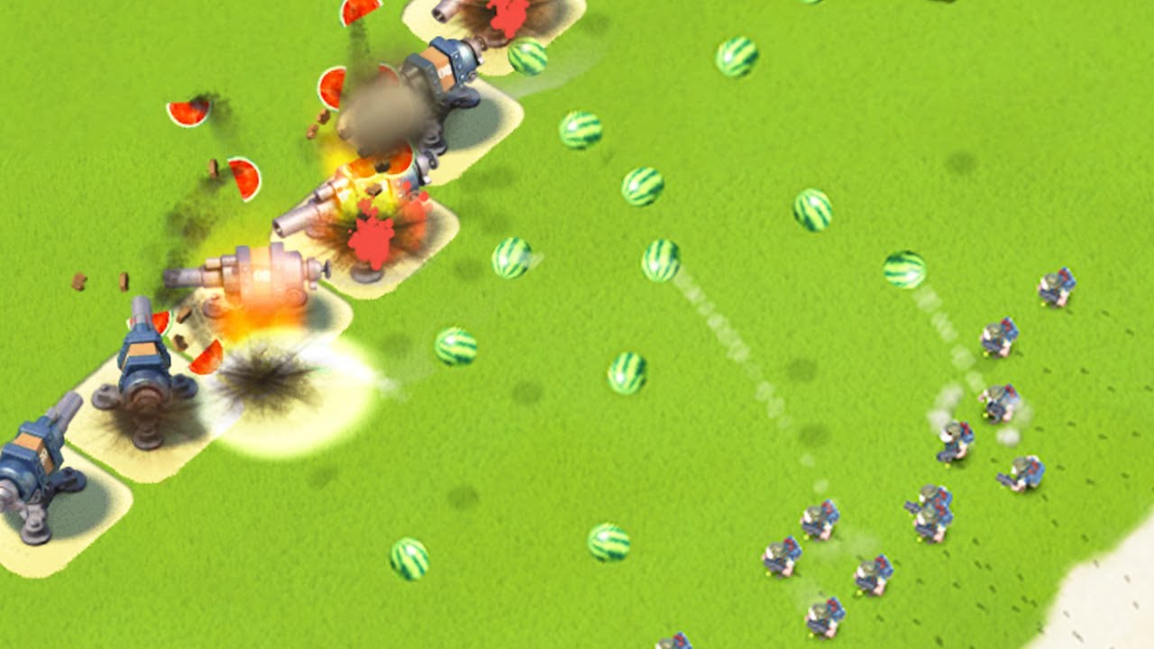 I GOT MELON BOMBARDIERS ON MY LOW LEVEL BOOM BEACH ACCOUNT!