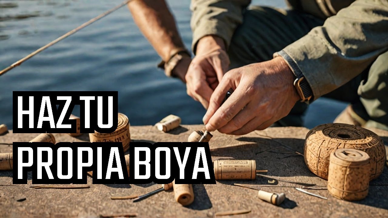 🔴COMO HACER BOYA de pesca con CORCHO(100% FACIL)🔥MIRAlO!