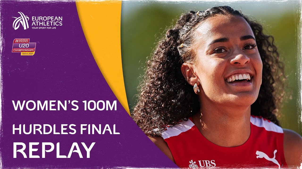 KAMBUNDJI DOMINATES Women's 100m Hurdles Final - European U20 Championships Tallinn 2021