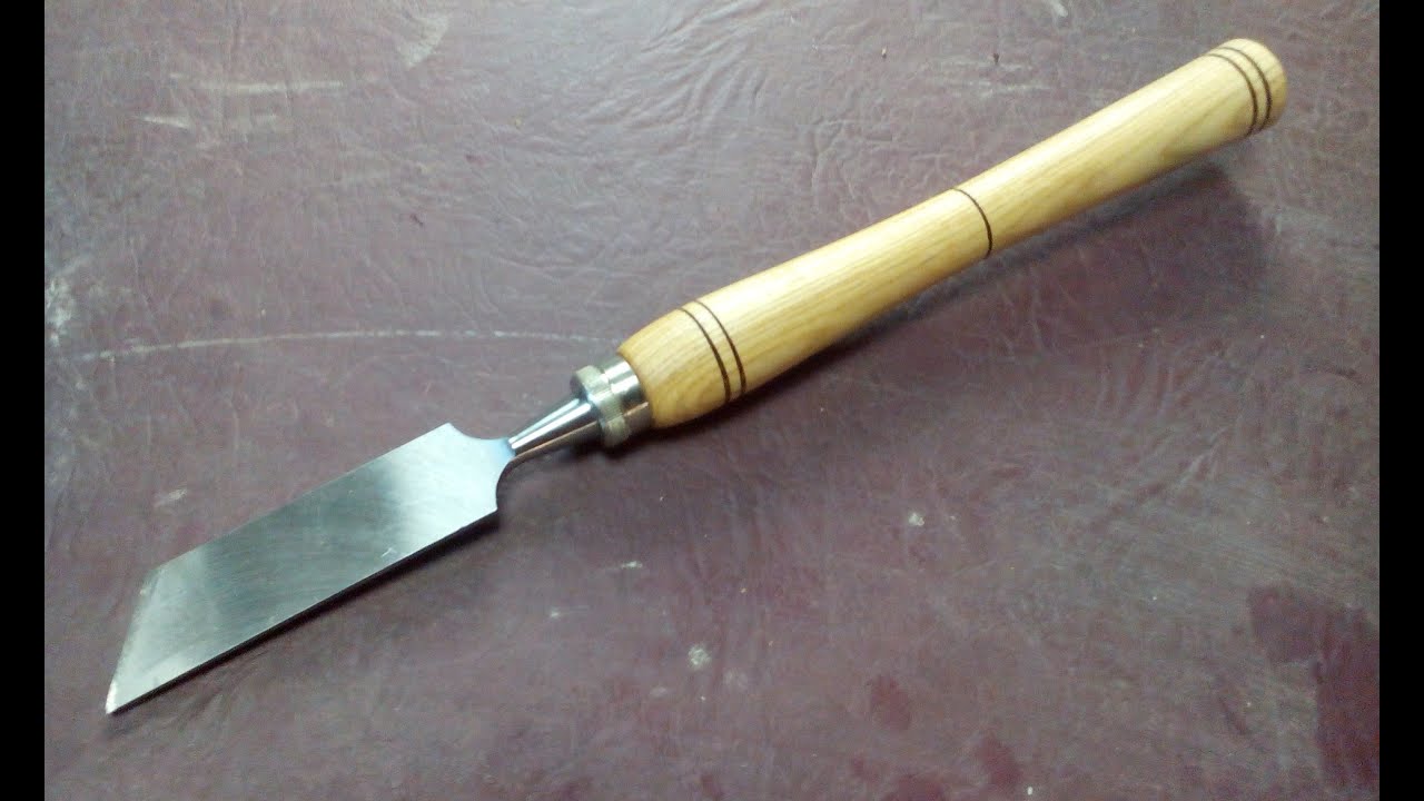 Как сделать резец из простой стамески (How to make a meissel from a simple chisel.)