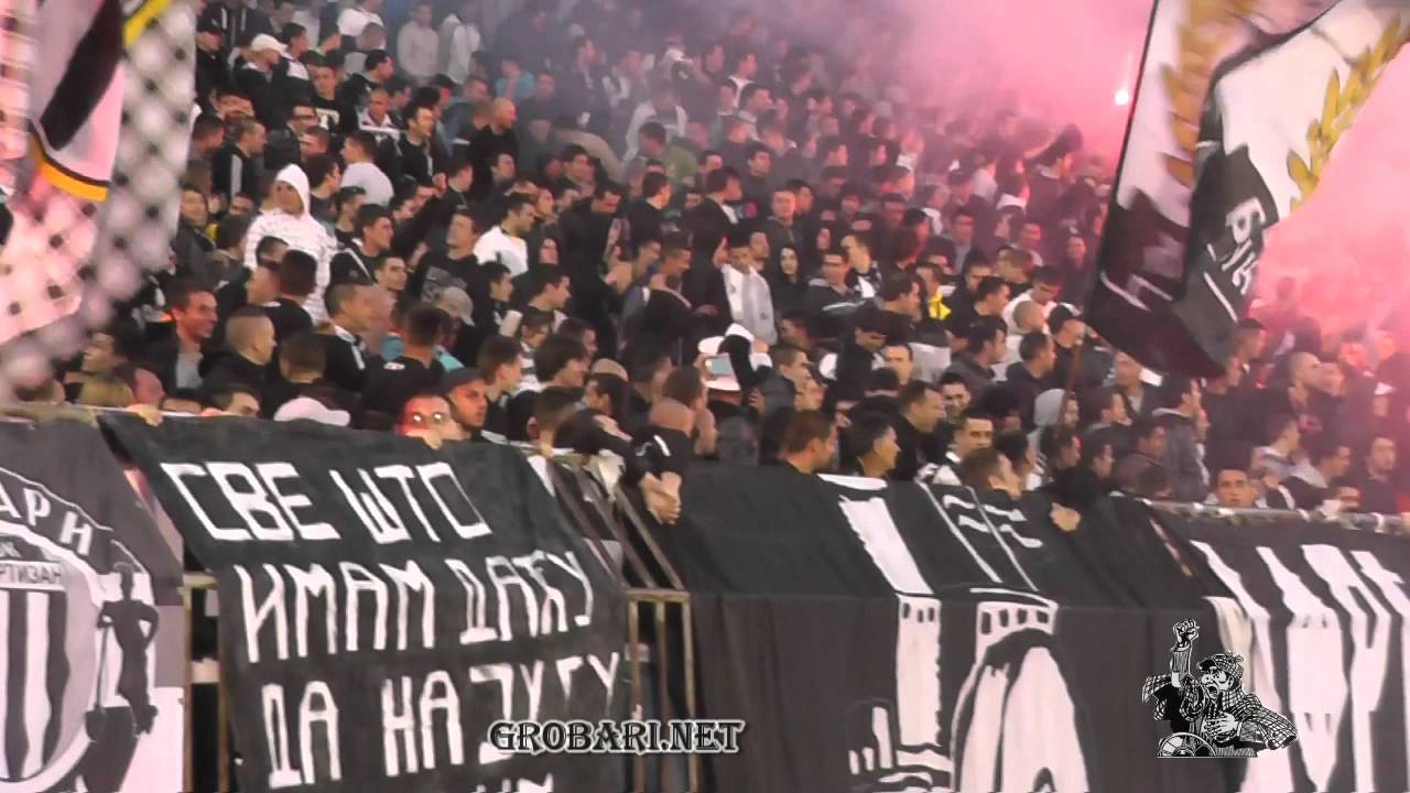 Grupa JNA i Grobari -dajte GOOOOL ! MADNESS! CRAZY FANS ! JNA 26.05.2013