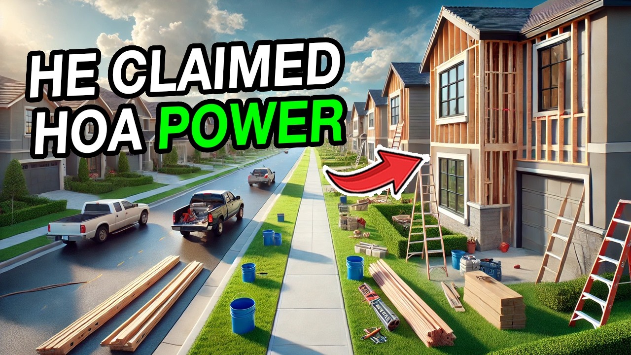 HOA Guy Orders Me to Remove My Window I Prove I Own the Whole Building and Shut Him Down!