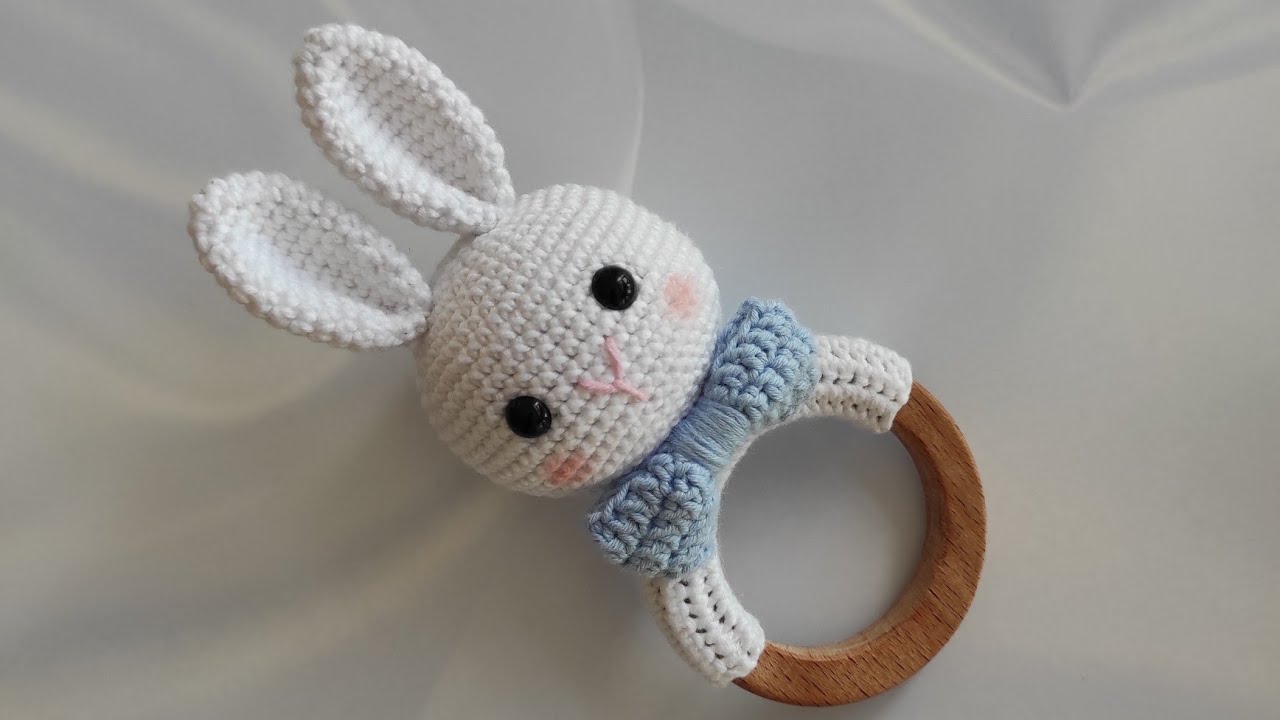 Erkek Tavsan Çıngırak-kafada altıgen v şekli olmadan örme teknigi amigurumi
