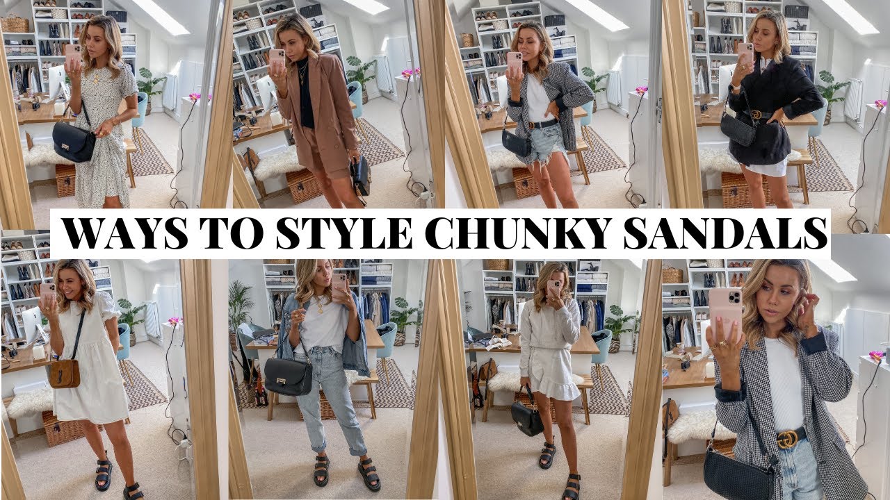 8 WAYS TO STYLE: CHUNKY SANDALS | DOC MARTEN GRYPON QUAD SANDALS | Copper Garden