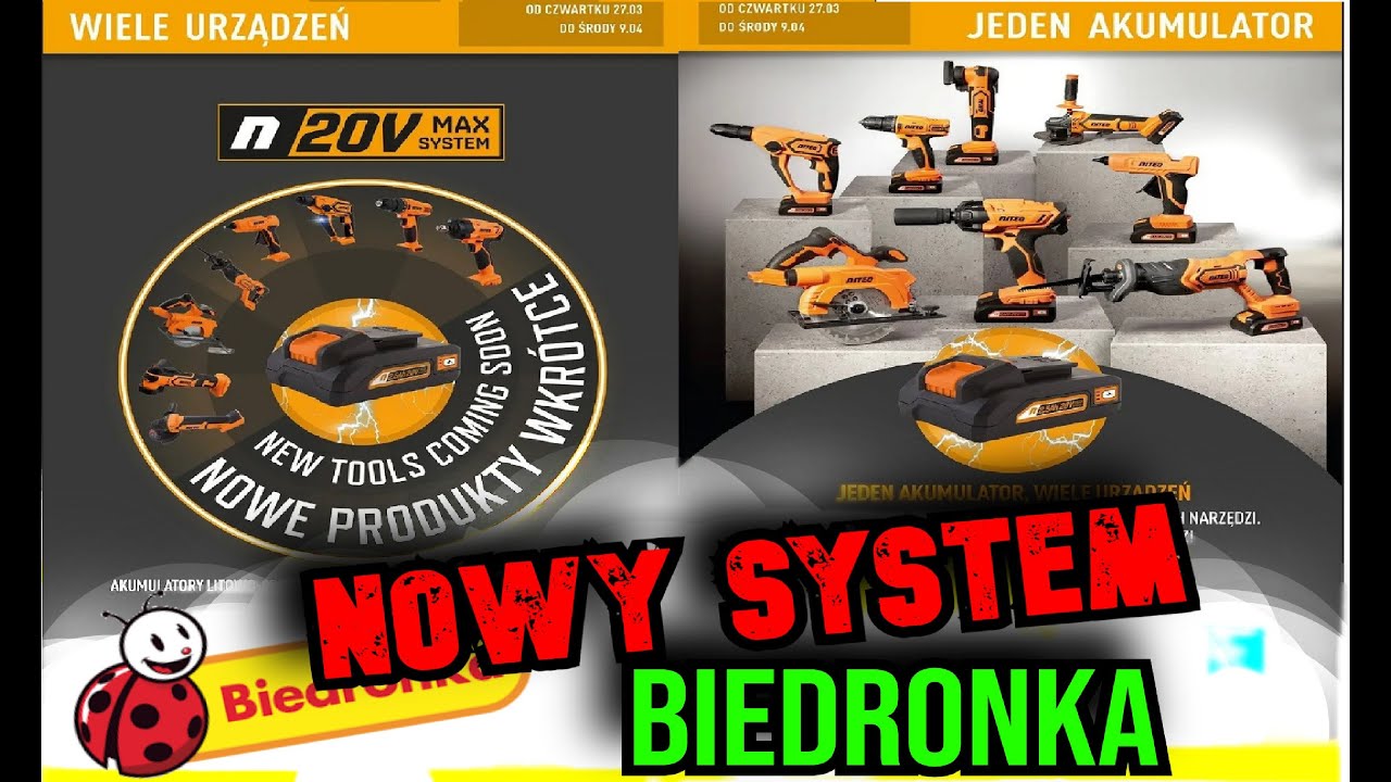 NOWY SYSTEM Narzędziowy Niteo Tools BIERDONKA