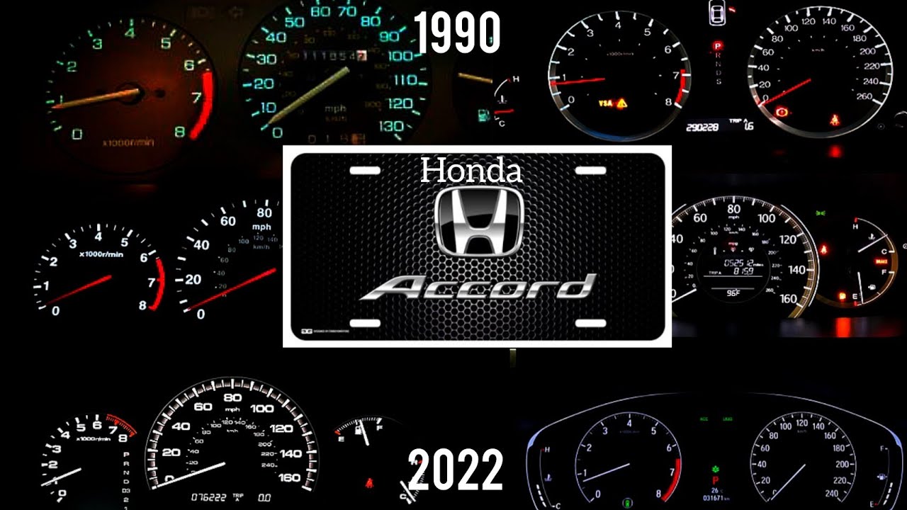 1990-2022 Honda Accord | Honda Accord acceleration compilation | 4th to 10 th gen Honda Accord