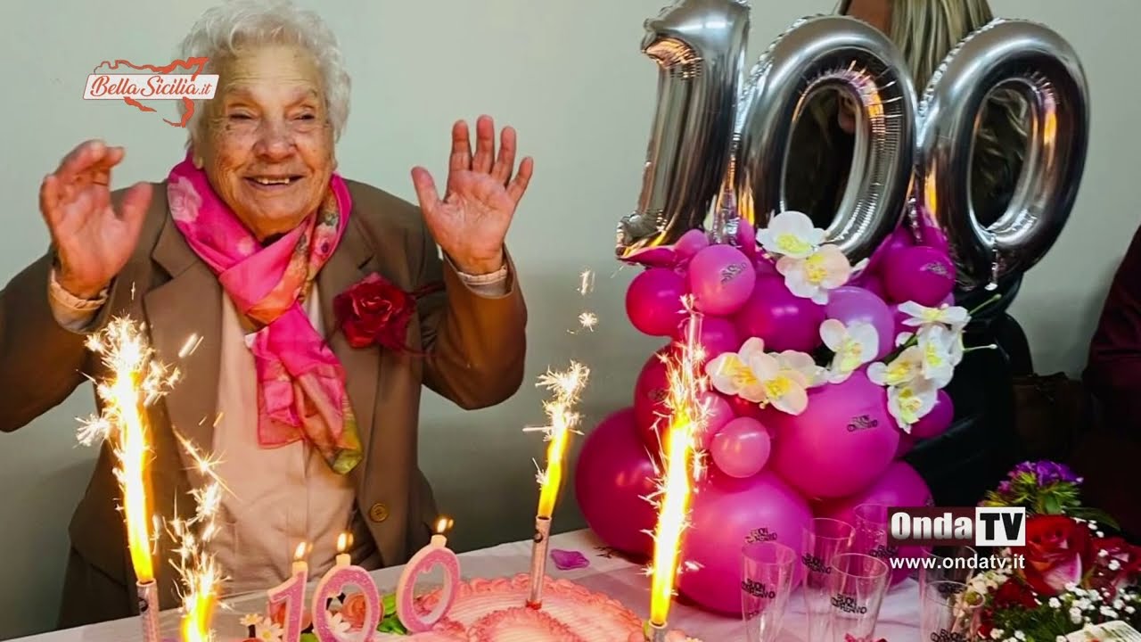 Nonna Sara, i miei primi 100 anni. Tantissimi auguri !