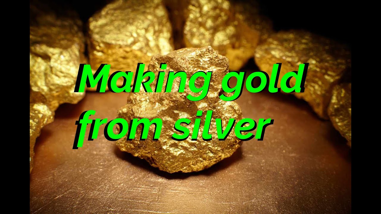 how to mix gold from silver paint