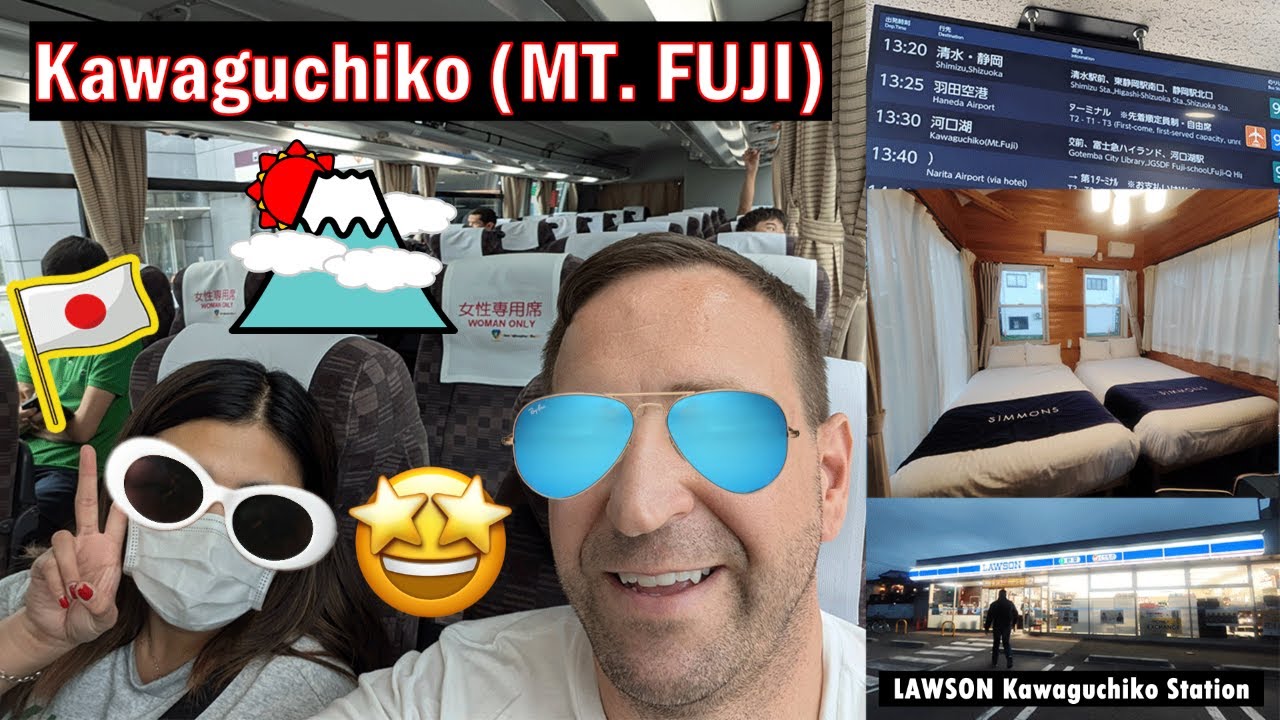 SHIBUYA, TOKYO TO KAWAGUCHIKO (MT. FUJI) VIA HIGHWAY BUS + VILLA SKYHOUSE 2 TOUR + WALKING TOUR 🇯🇵