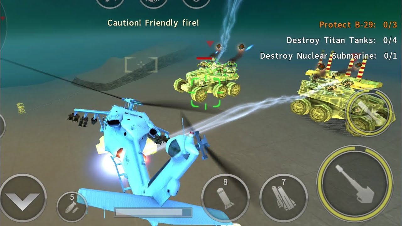 Seahawk Start Attack Nuclear area| Gunship Battle Helicopter  episode 17