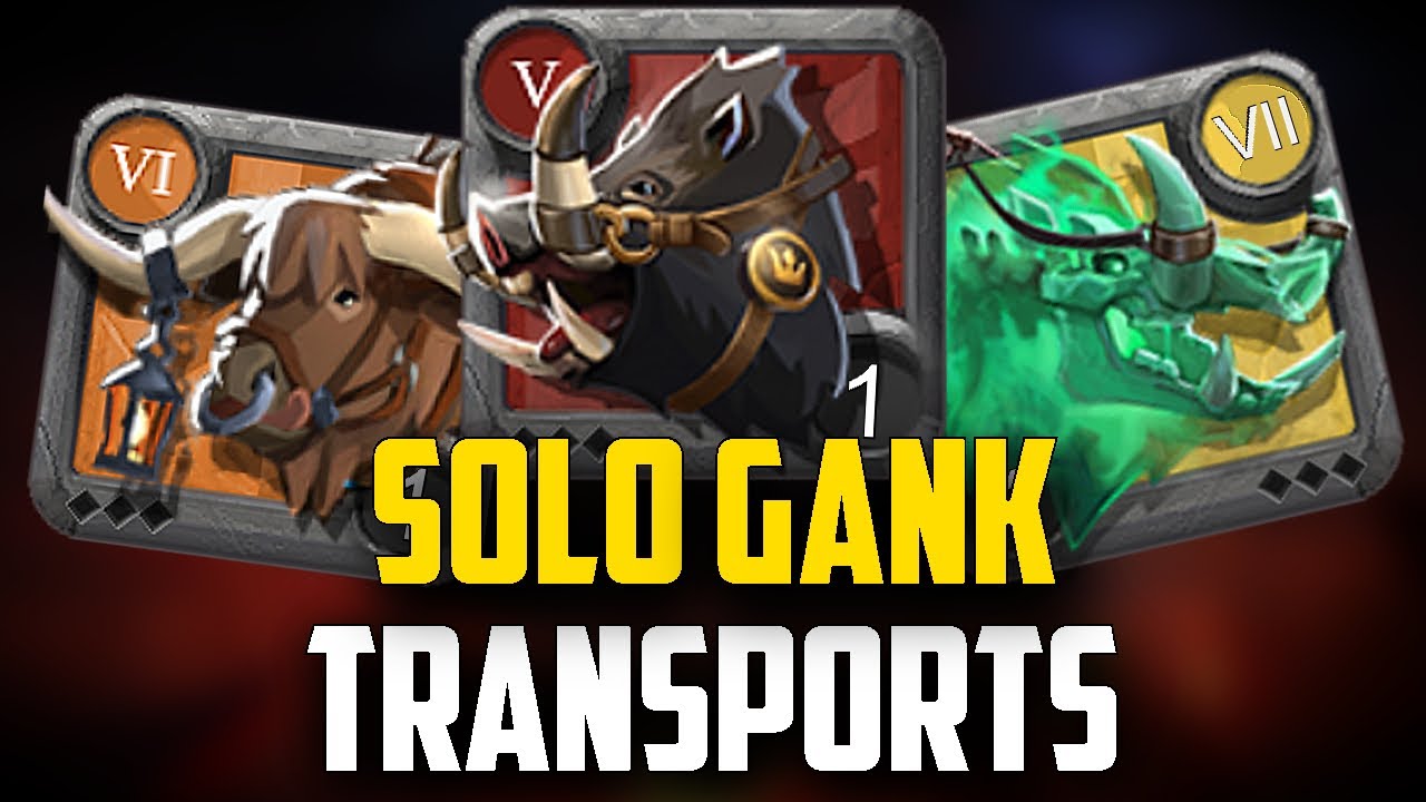 SOLO GANK | KILLING TRANSPORTS #3 | ALBION ONLINE | BEAR PAWS PVP