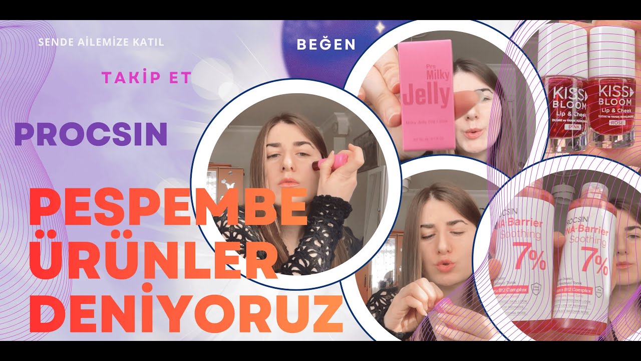 PROCSIN'den PESPEMBE ÜRÜNLER DENİYORUZ 😁