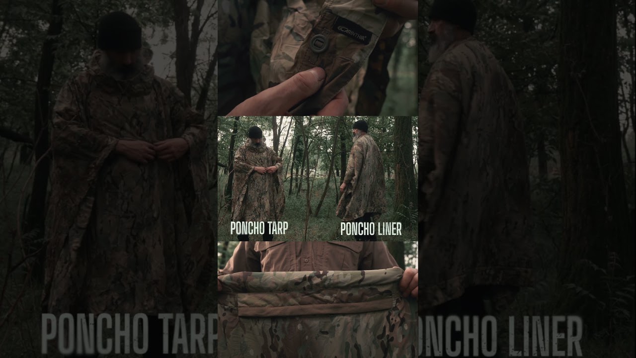 The Ultimate Poncho Tarp and Liner Combo for our Survivability #beprepared