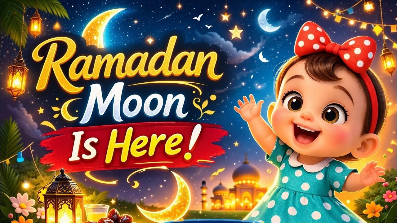 Ramadan Moon Is Here! 🌙✨ | Hello Baby Fun Ramadan Song for Kids 🎵 | Eid & Ramadan 2026 #viral 