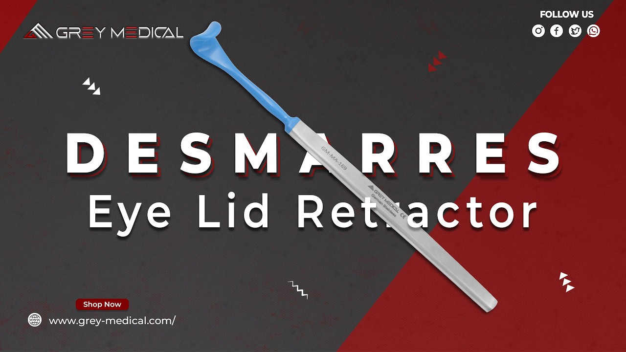 Desmarres Eyelid Retractor | Precision & Comfort for Ophthalmic Surgery