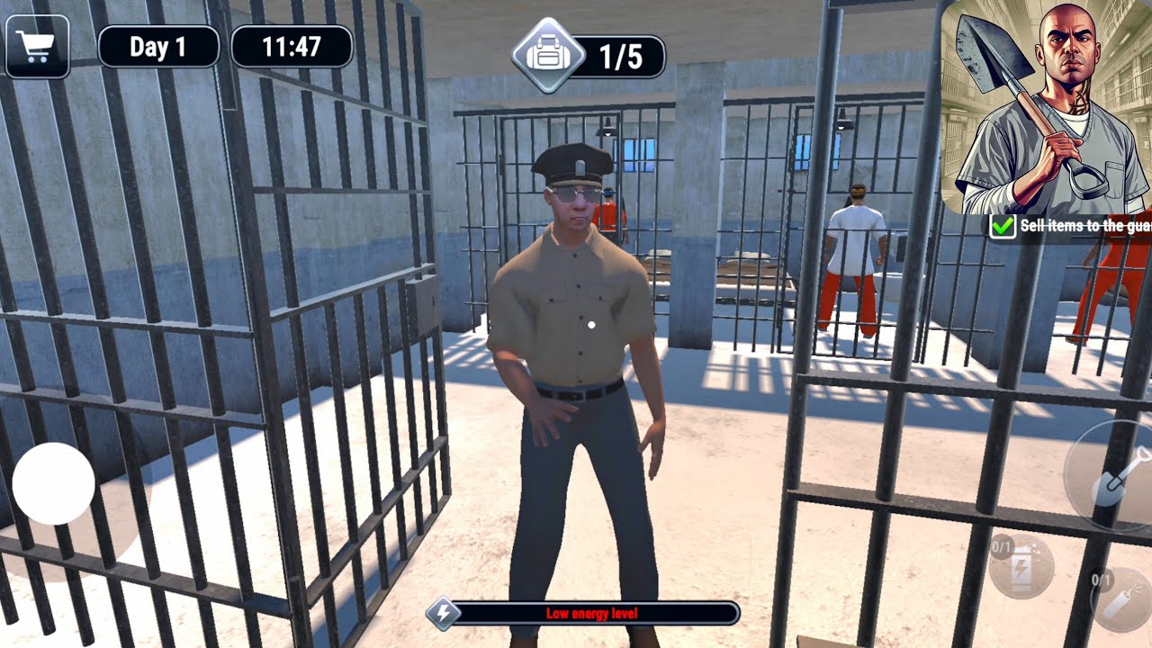 تختيم لعبة محاكي الهروب من السجن للموبايل