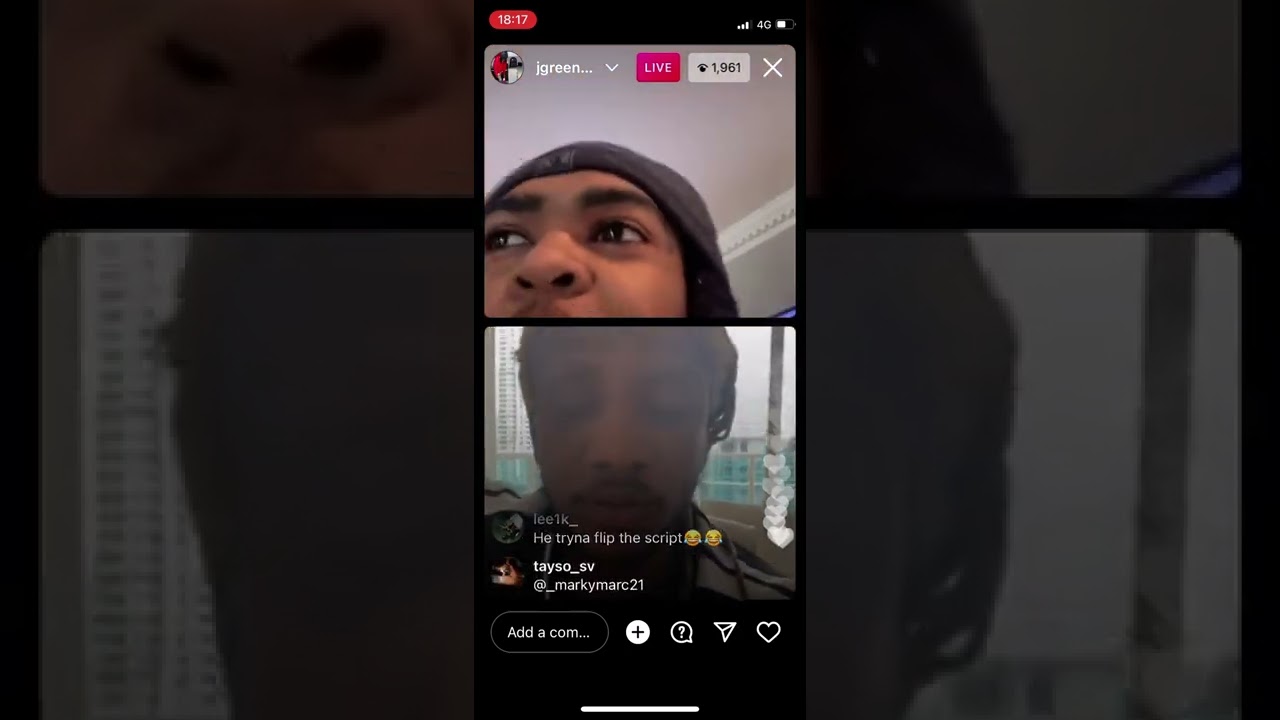 100K Track & JGreen argue on Instagram live about YNW Melly case SAYS 100K Track DOESNT PAY ARTISTS