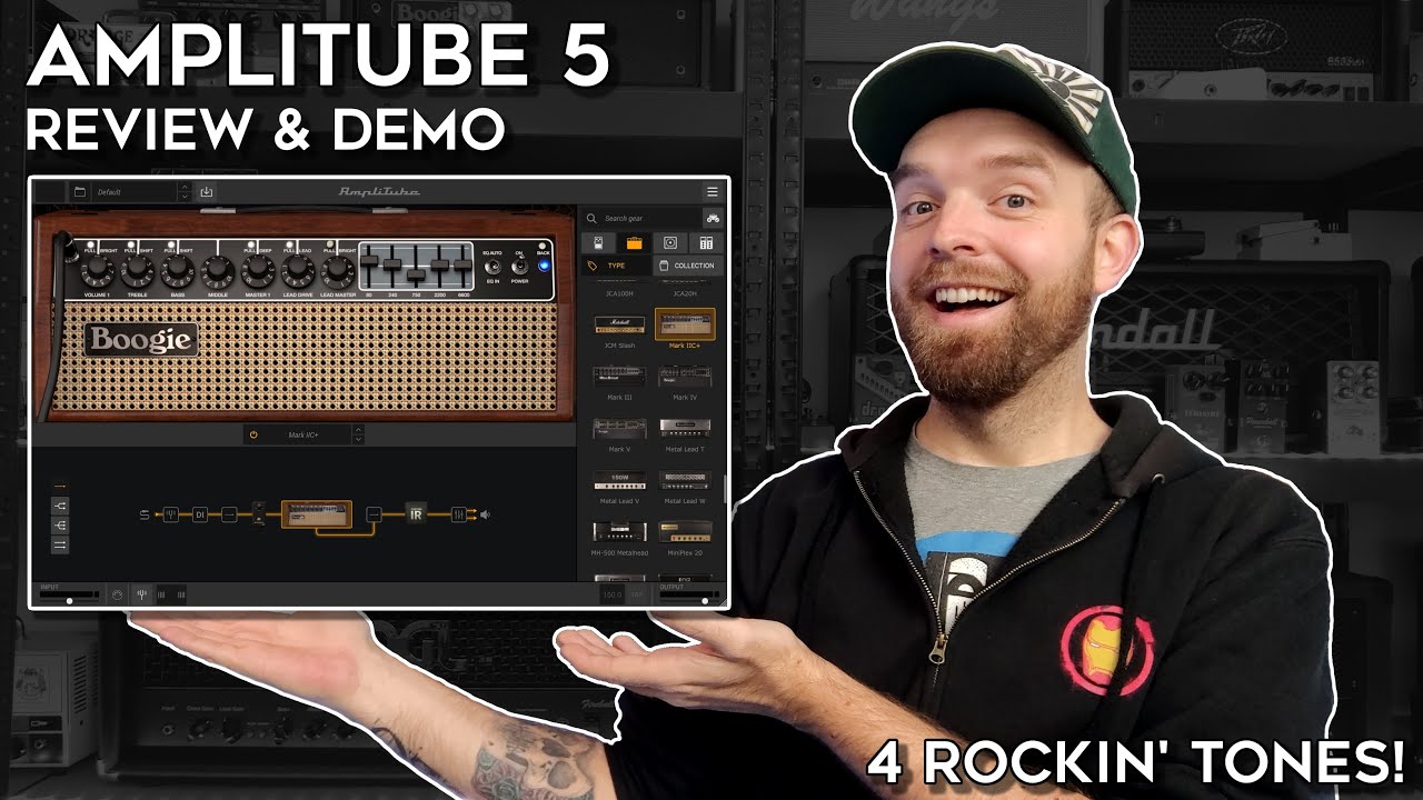 Демо-версия и обзор Amplitube 5! (4 крутых пресета!)