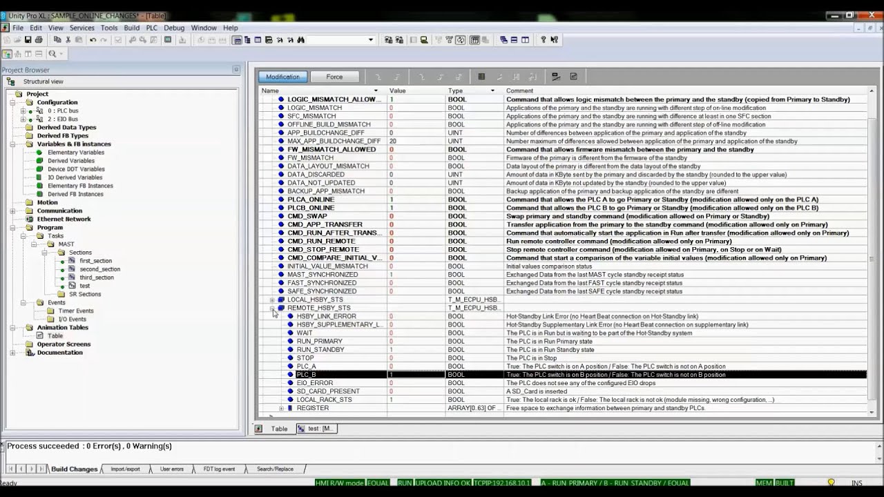 Performing an Online Logic Change to a M580 Hot Standby System | Schneider Electric Support