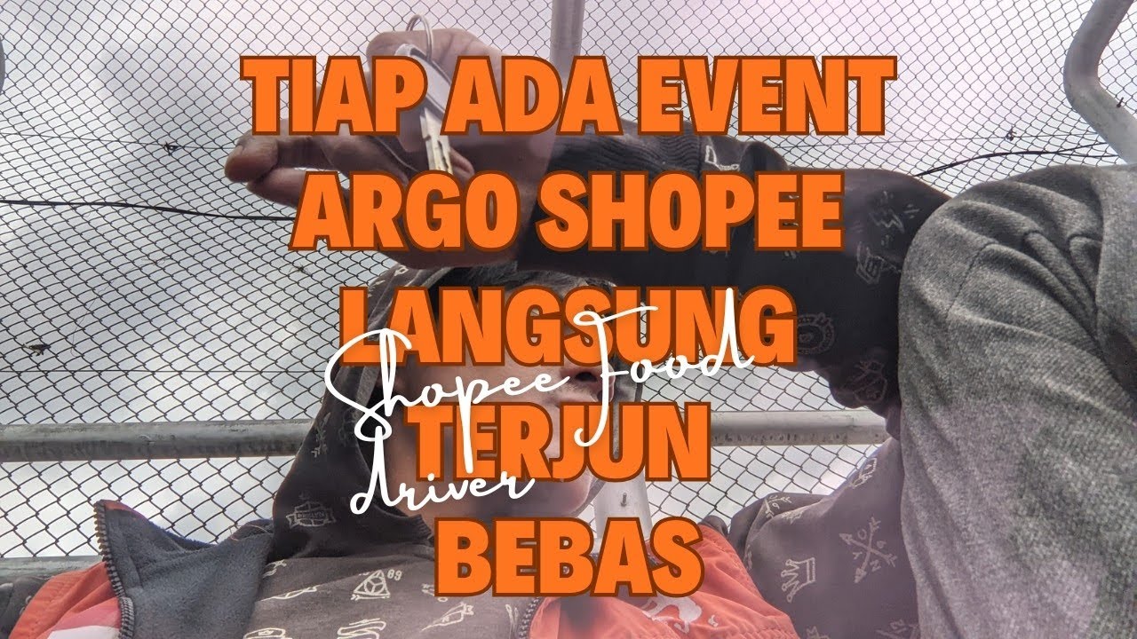Seperti biasa shopee kalau ada event argo reguler nyungsep ShopeeFood driver 