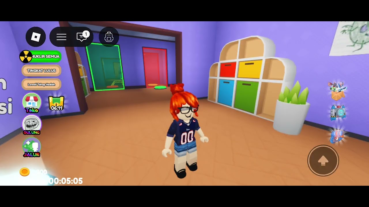 #roblox  bermain be kerja sama .. 