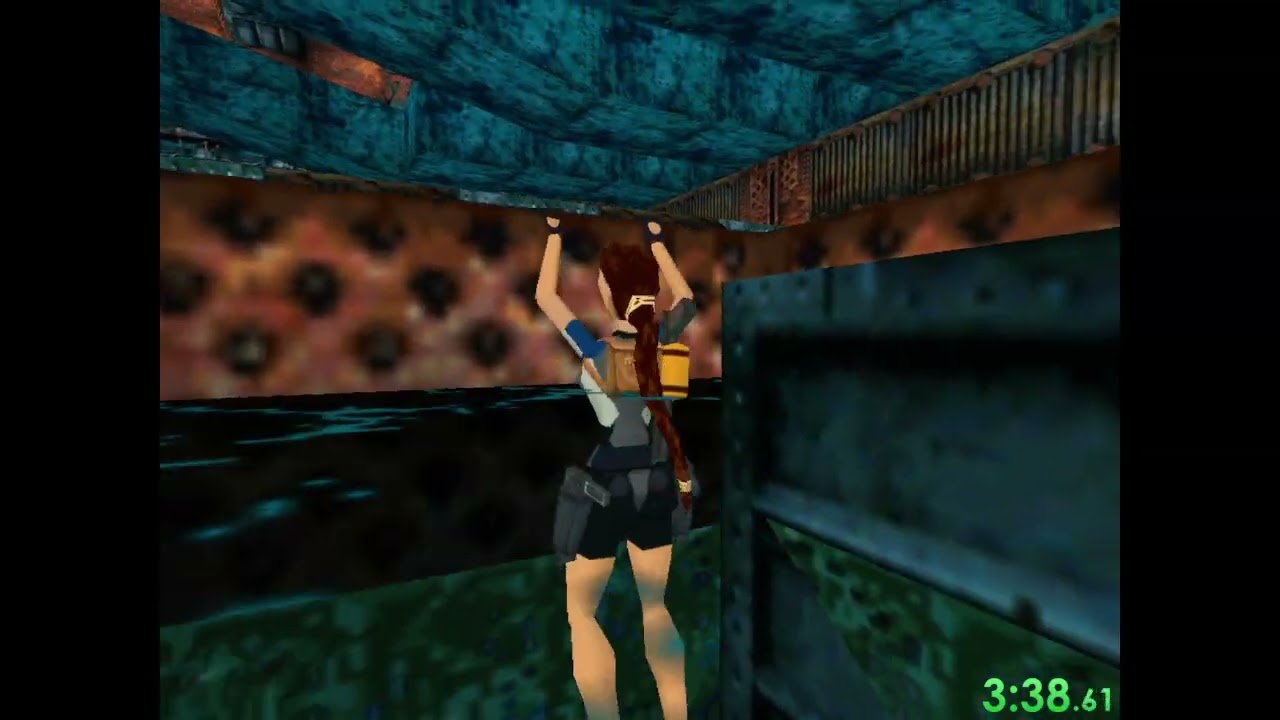 Tomb Raider 2 glitchless secret speedrun - Living Quarters 5:27.120 (RTA IL)