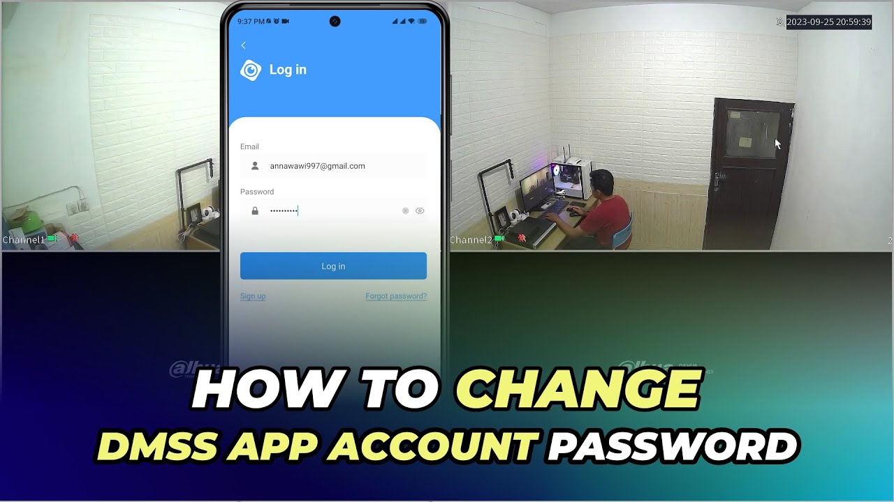 How to Change DMSS Account Password