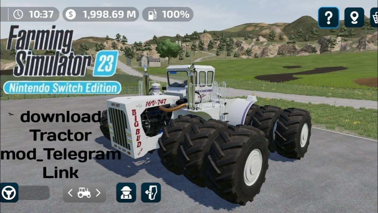 Big Bud Tractor mod download  #farming simulator 23| easy used mods