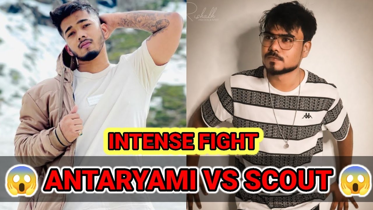 😳 @AntaryamiGaming vs @officialscoutop INTENSE FIGHT 😱 #antaryamigaming #sc0ut #antaryami #bgmi #shorts