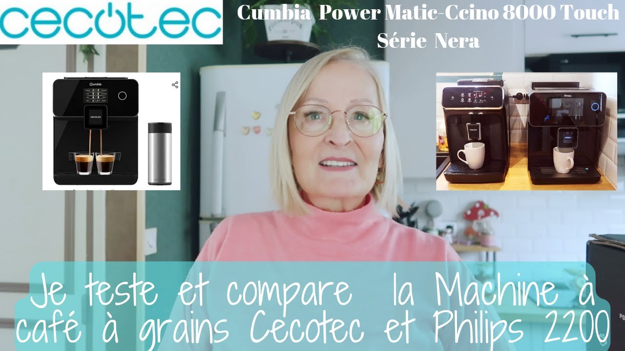 Cecotec - Je teste et compare la Machine à café à grains Cecotec et Philips 2200