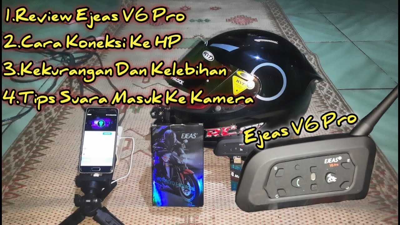REVIEW EJEAS V6 Pro, CARA CONNECT HANDPHONE DAN TIPS SUARA AGAR MASUK KE KAMERA