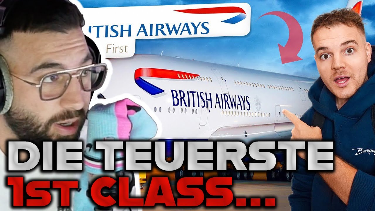 WERDE ICH MIR NIE LEISTEN KÖNNEN… 😳🤔 MertAbi reagiert auf die British Airways First Class 🔥