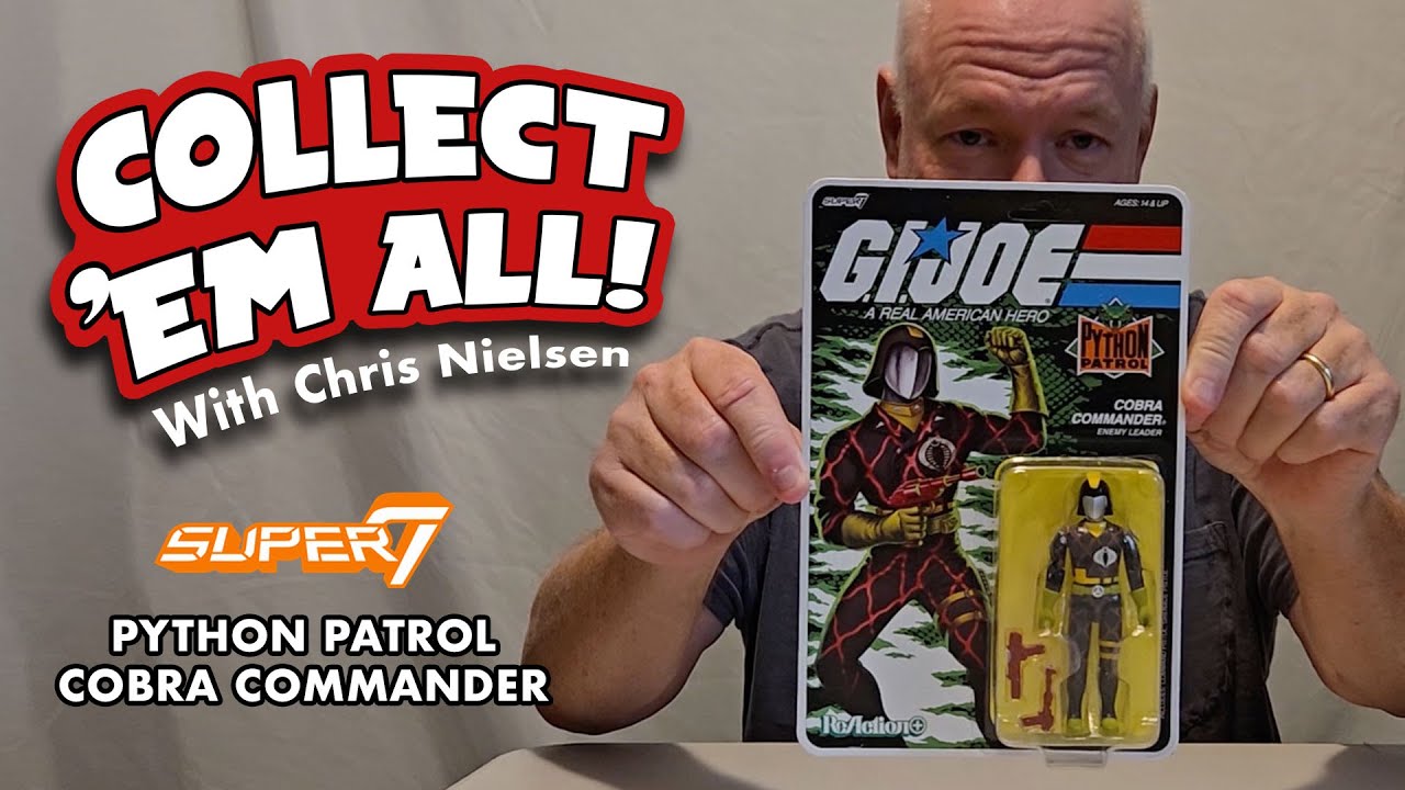 1 Unboxing the New SUPER 7 Python Patrol Cobra Commander ReAction Plus Figure