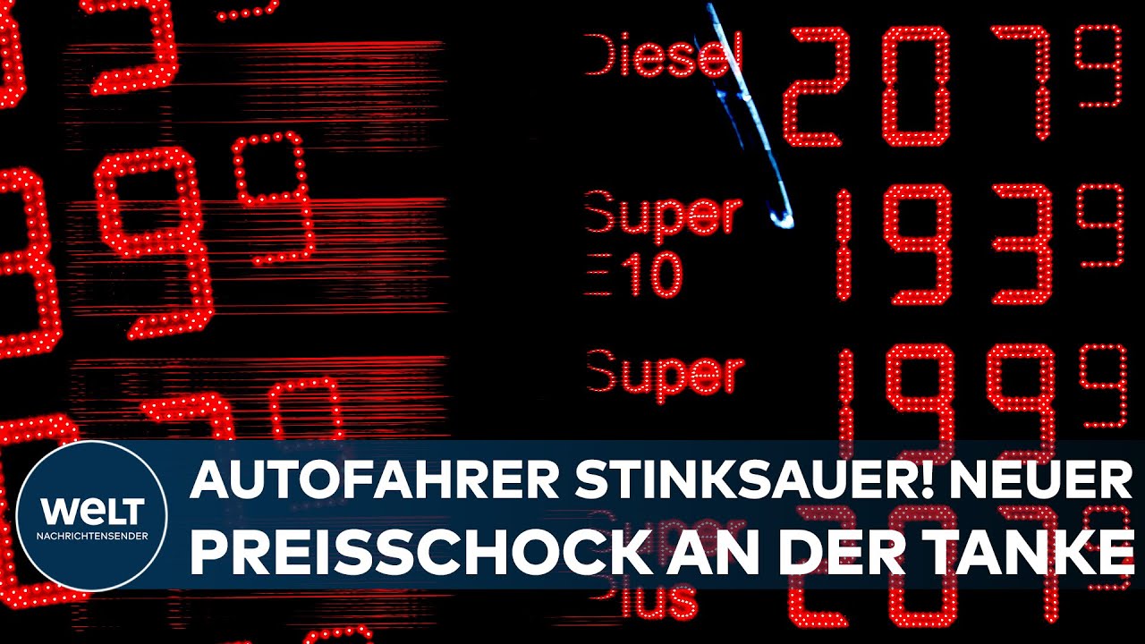 DEUTSCHLAND: Autofahrer w&uuml;tend! Diesel und Benzin - neuer Preisschock an der Tankstelle