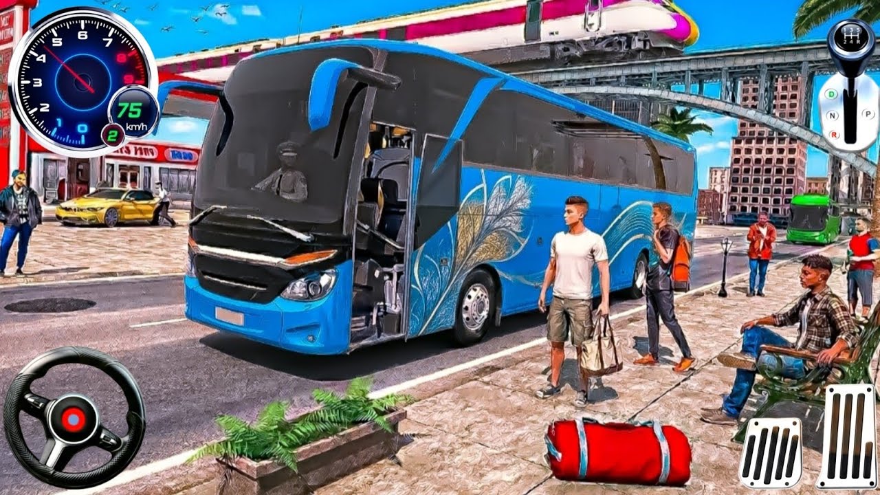 Extreme Bus Simulator 2026: Indian Offroad Driving Android Gameplay