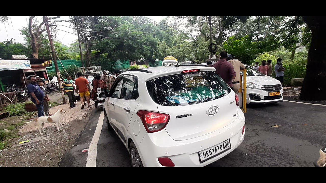 Heavy Traffic Jam at Mussoorie Road Dehradun 10 july 2021