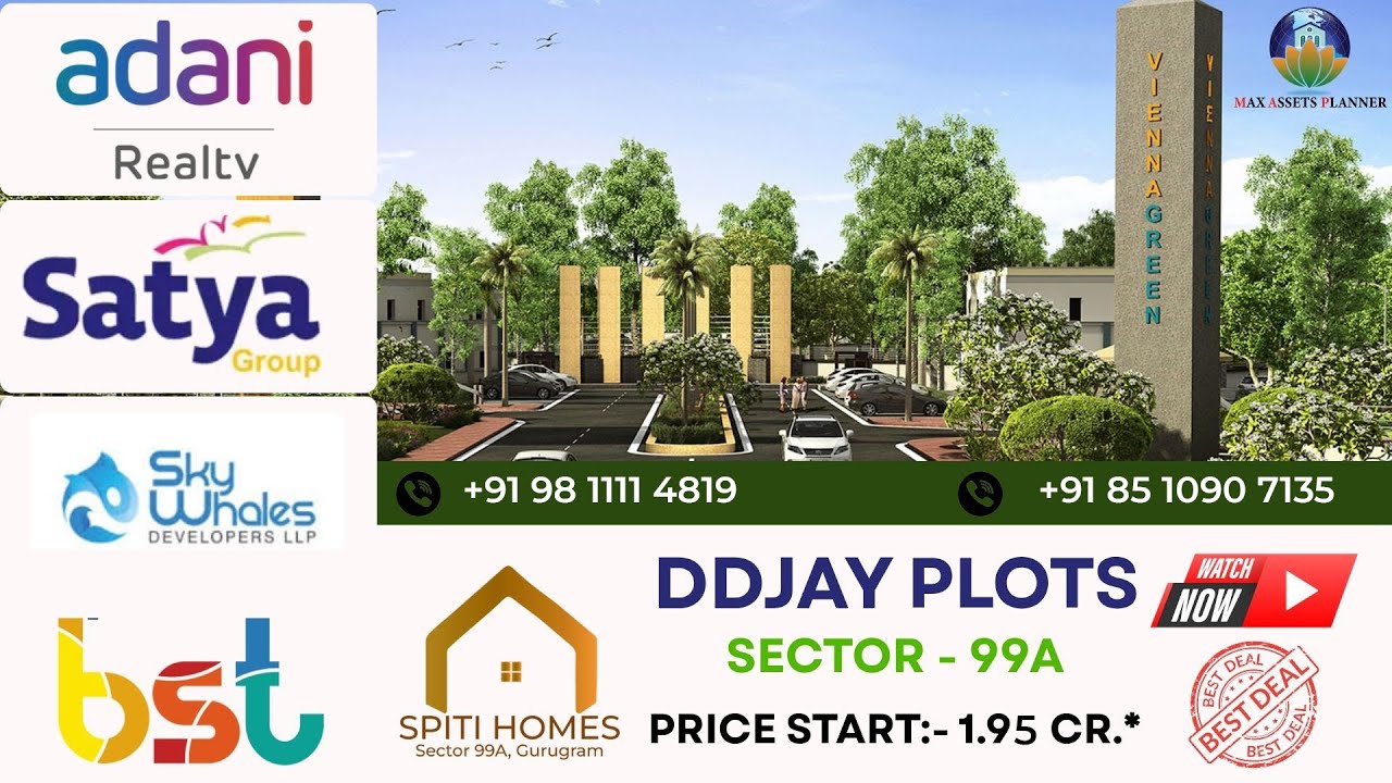 Gurugram Sector 99A DDJAY Plots | Affordable Plots Near Dwarka Expressway|Location &bull; Price &bull; Details