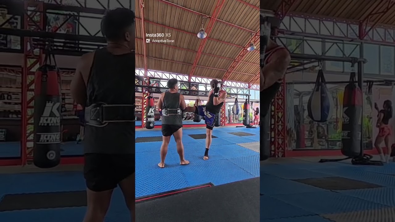 Over 50 Muay Thai: 24 February 2026.  Round 3 with Kru Dream at Kiatsongrit Muay Thai gym.
