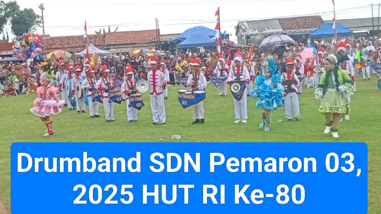 Marching Band SDN Pemaron 03, 2025 HUT RI Ke 80