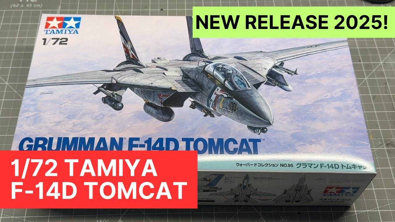 Tamiya 1/72 F-14D Tomcat 60795: Взгляд изнутри коробки **НОВИНКА**