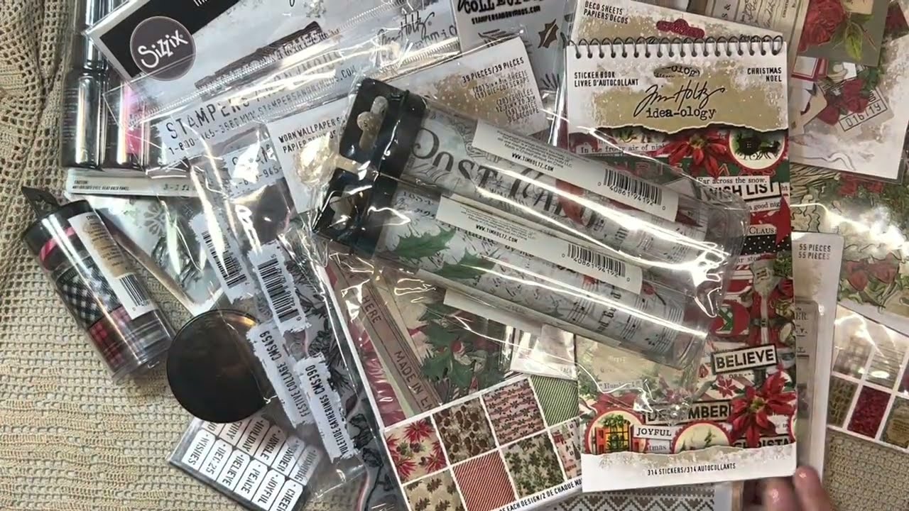 Huge Tim Holtz Christmas Haul