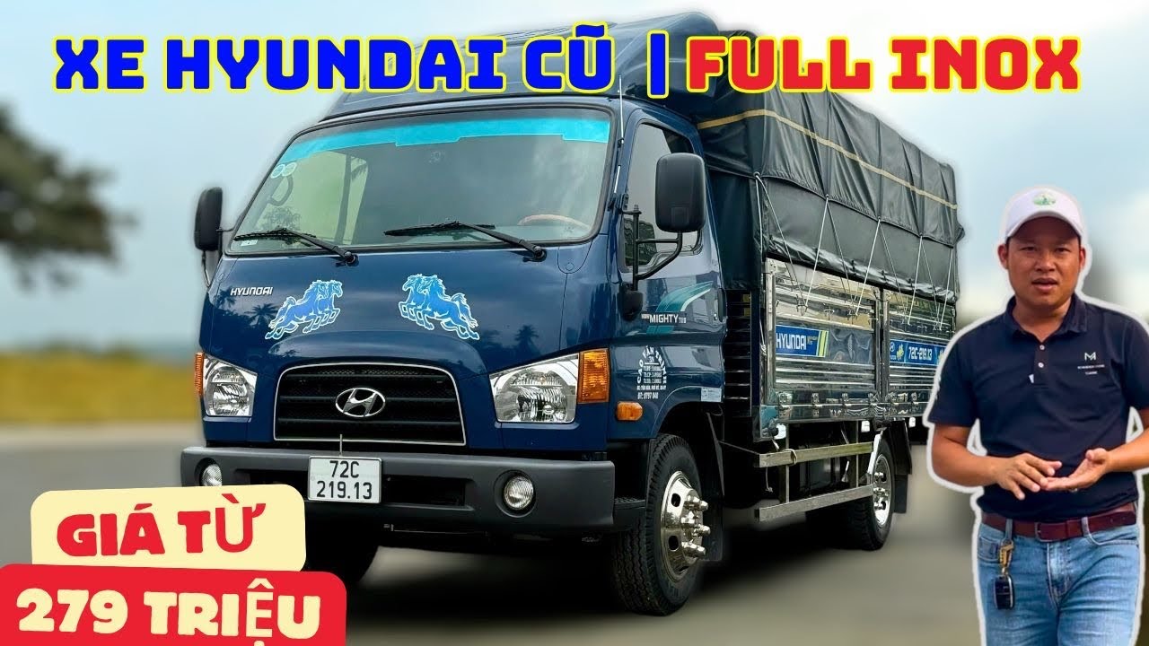 XE TẢI 3.5 Tấn Hyundai Cũ Giá Rẻ Thùng Đẹp | Bãi Xe Tải Cũ Nguyễn Tiến