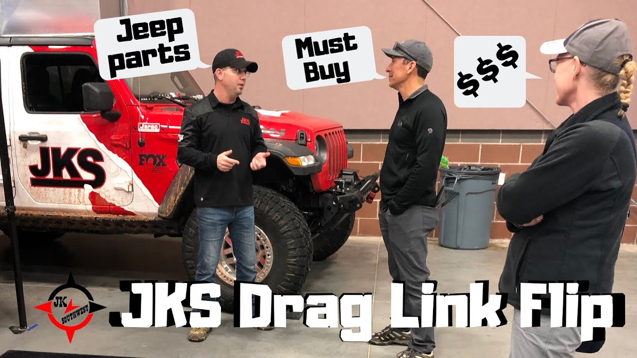 Jeep steering upgrade -- JKS drag link flip & Currie tie rod