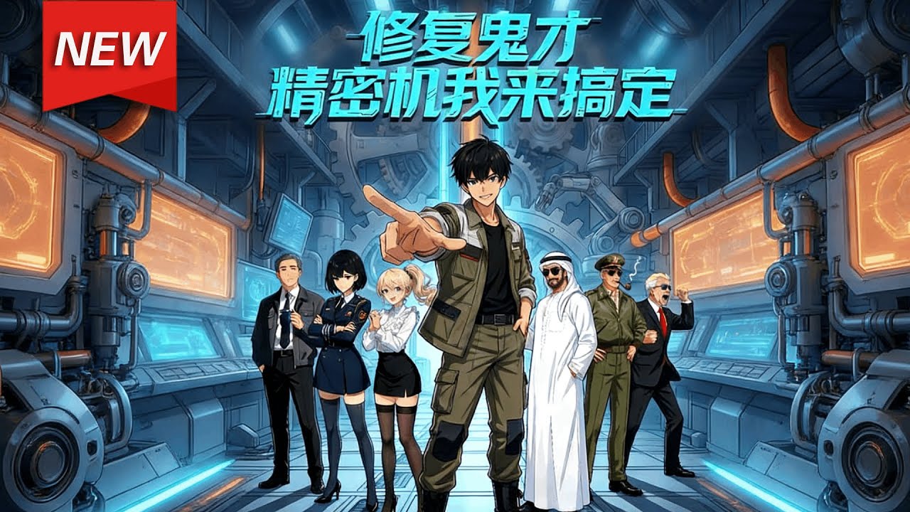 MULTISUB📢新番上线《修复鬼才，精密机我来搞定》第1~70集丨穿越者魏修觉醒万物维修系统，意外修好军方坦克后被高层关注。此后他扮猪吃虎，改造五代机、升级航母、研发电磁炮等！#破晓动漫社
